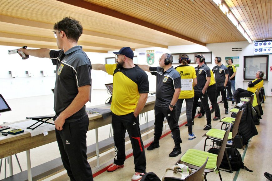 Volle Konzentration während des Wettkampfs 073